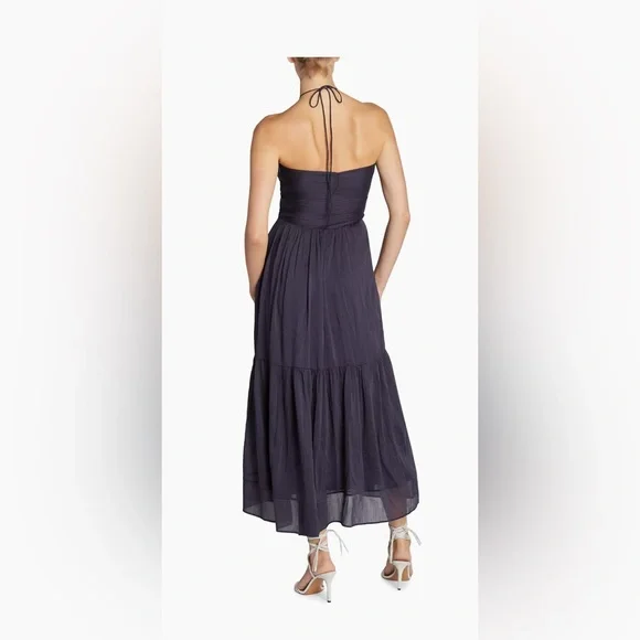 Isabel Marant Birona Tiered Halter Midi- Dress. Worn Once! Size 4 (36) - Picture 7 of 7